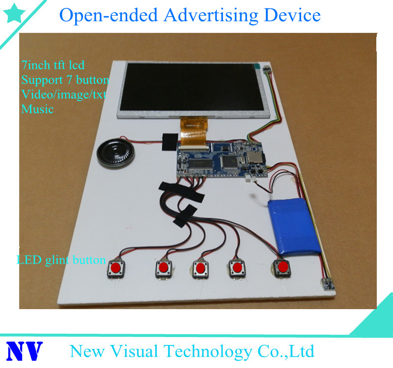 Open-ended Advertising Device-7inch