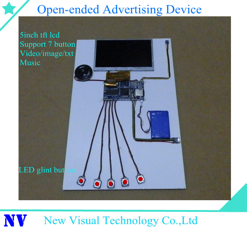 Open-ended Advertising Device-5inch