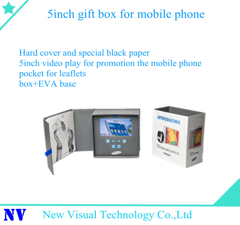 gift box with 5inch tft lcd display