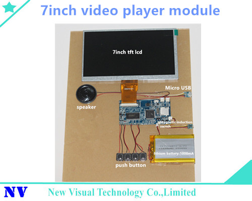 7inch video player module