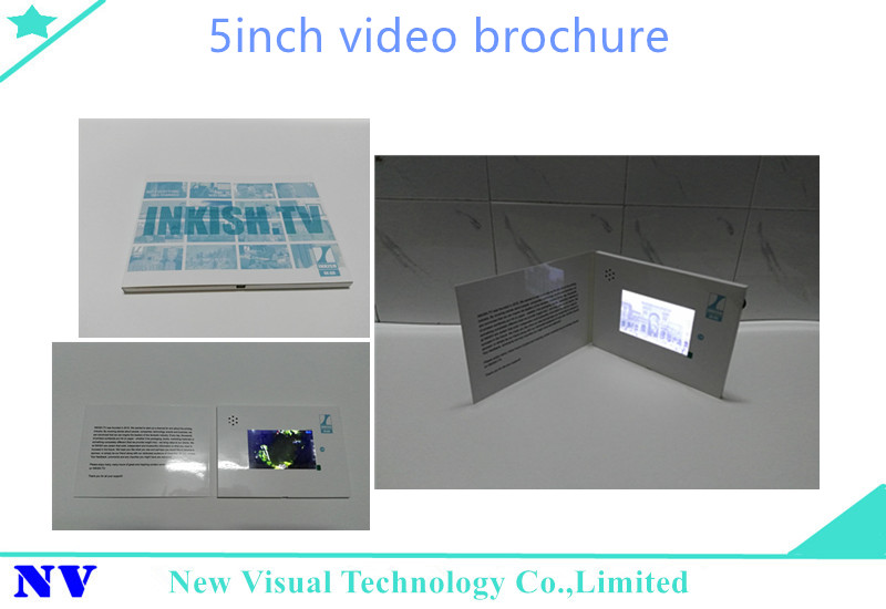 5inch video brochure