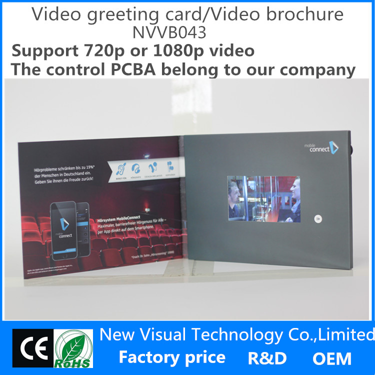 4.3inch video brochure